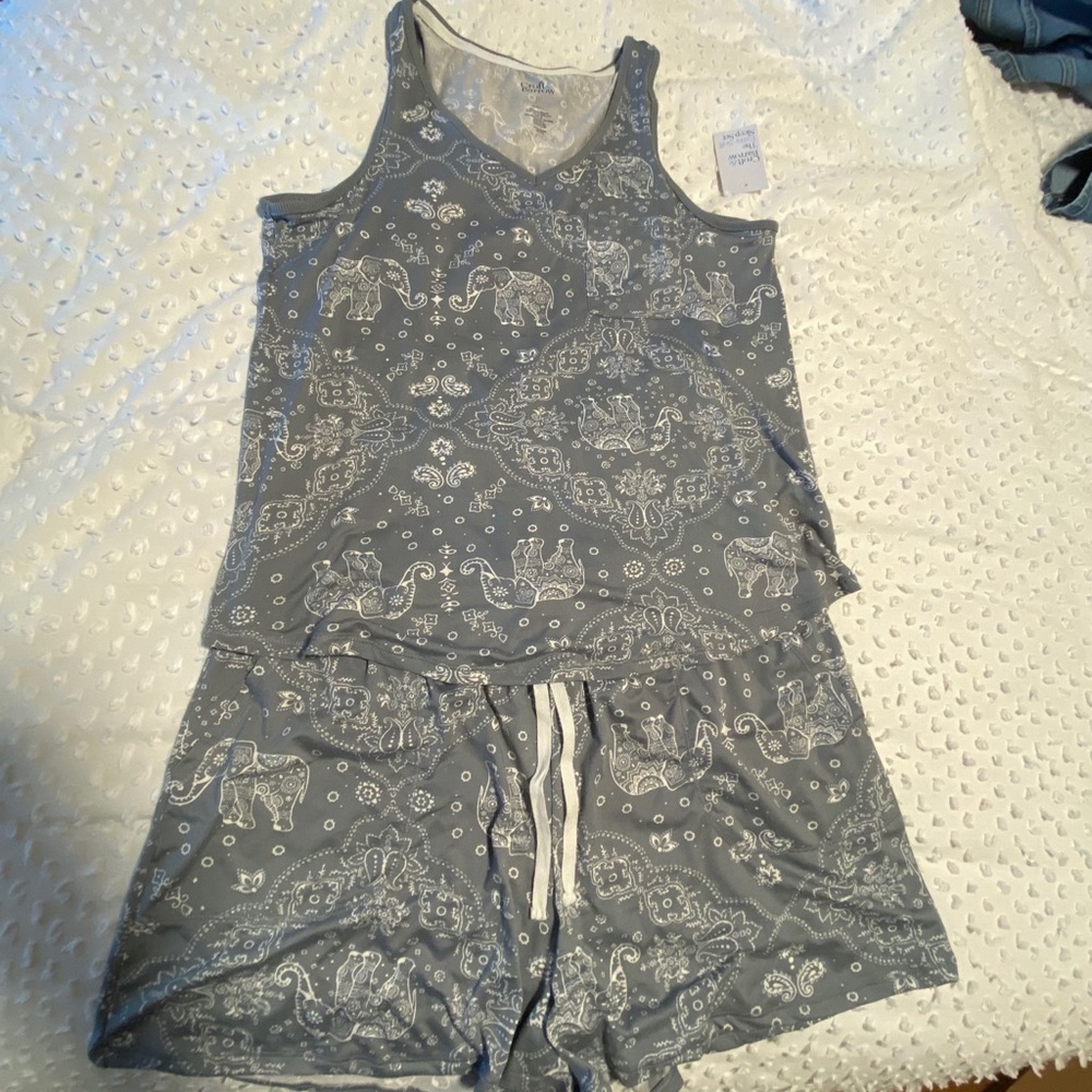 Elephant print PJ set